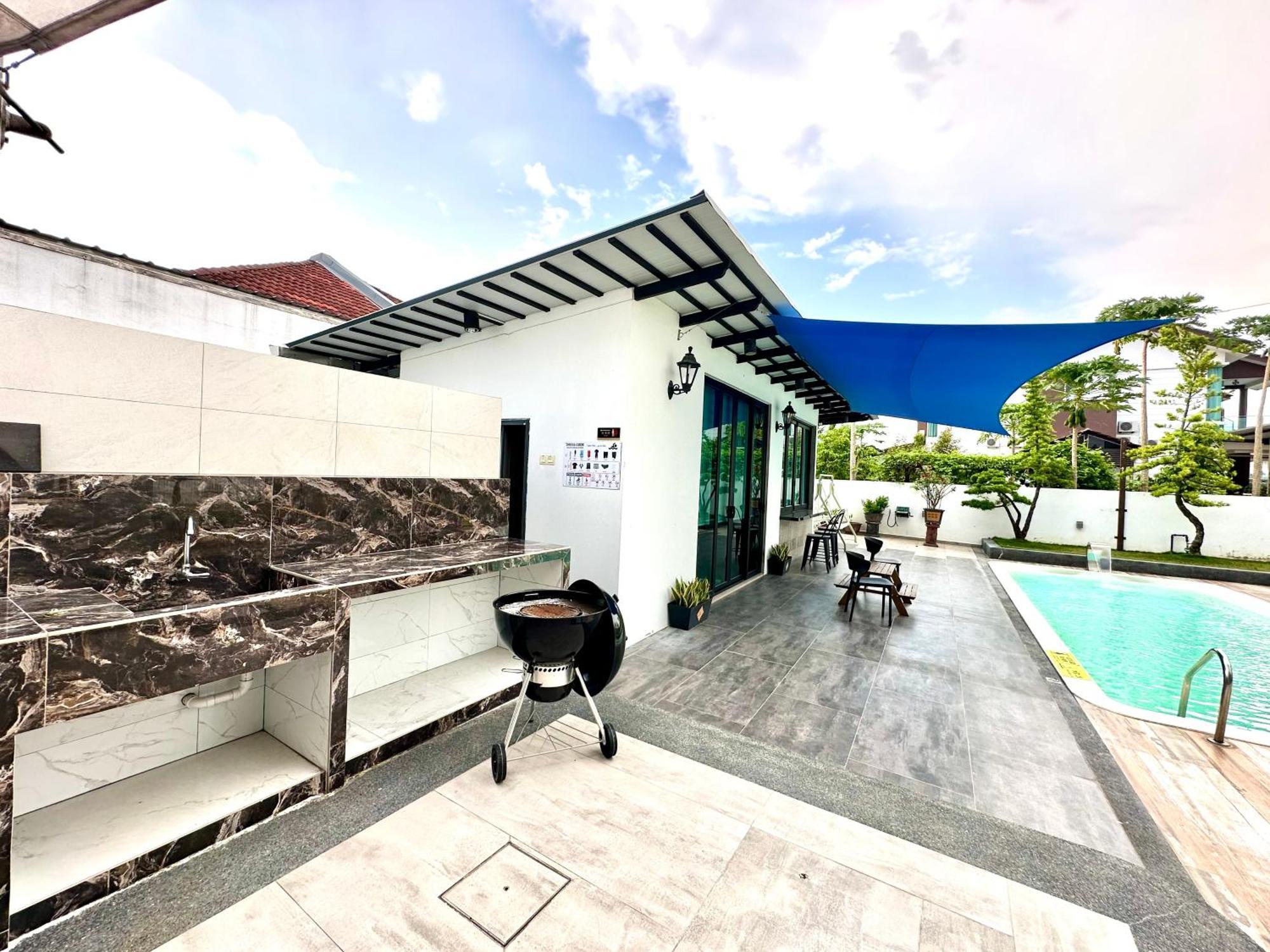 Stylish Villa Alma Simpang Ampat  Buitenkant foto